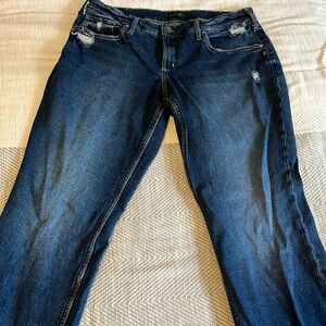 Silver boyfriend jeans 32X29